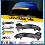 LED Side Mirror Turn Signal Lights Smoked Sequential for BMW 1 2 3 4 Series (2011–2023)