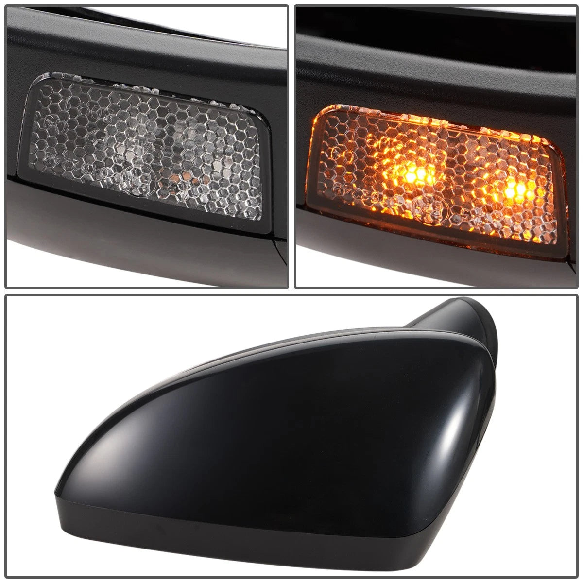 Left Turn Signal Heated Side Door Mirror for Mazda 3 (2014–2016) MA1320190