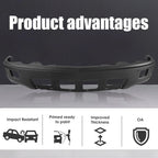 Black Steel Front Bumper for Chevy Silverado 1500 (2014–2015) with Sensor Holes