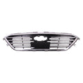 Replacement Chrome Polypropylene Front Grille For 2015-2017 Hyundai Sonata
