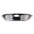 Replacement Chrome Polypropylene Front Grille For 2015-2017 Hyundai Sonata