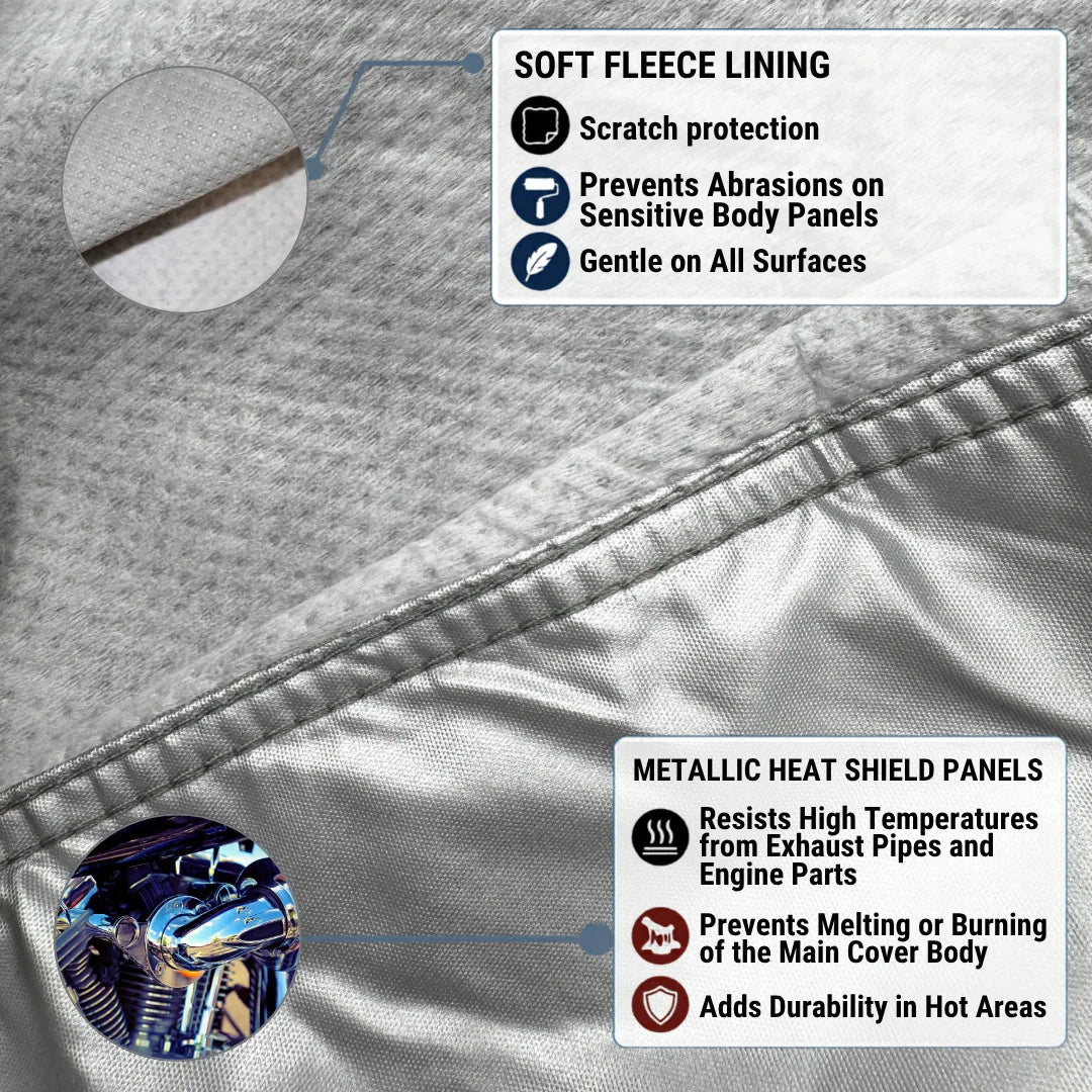 Waterproof Storage Cover for Yamaha FZ1 FZ6 FZ6R (2006–2015)