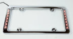 License Plate Frame with LED 3rd Brake Light for Honda Civic (2006–2011)