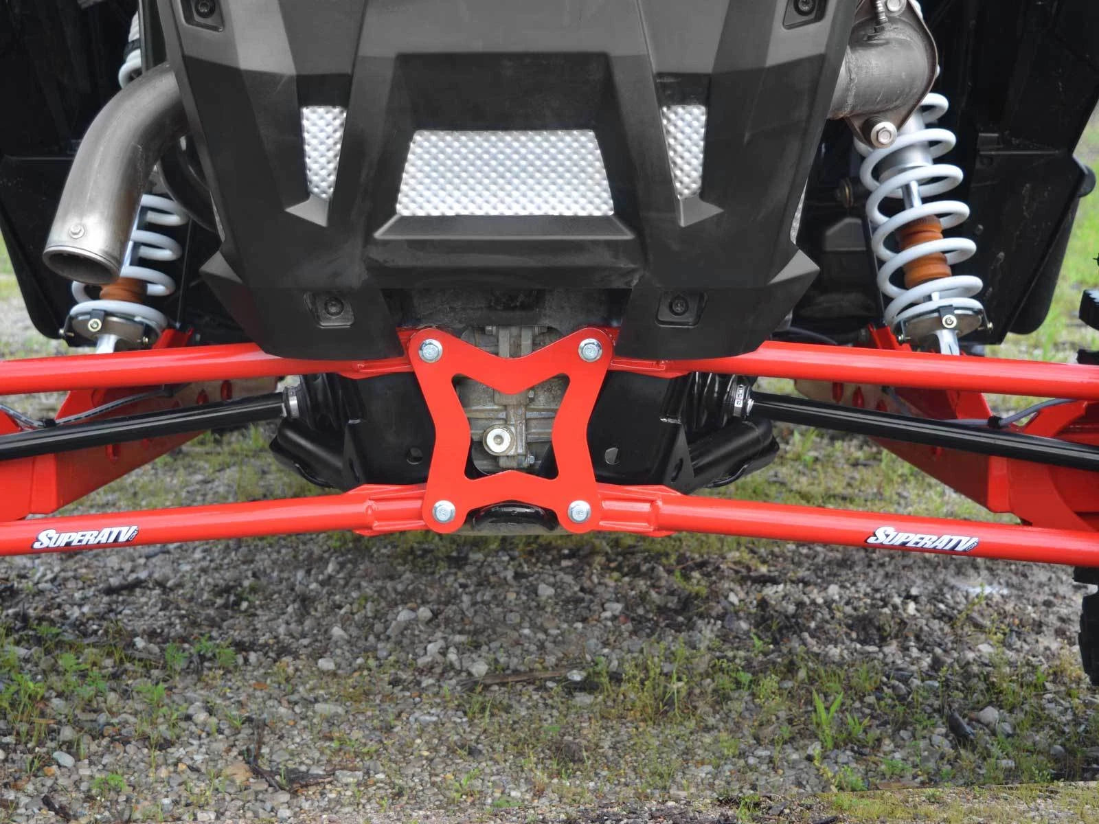 SuperATV Round Tubed Rear Radius Arms for Polaris RZR RS1 (2018–2021)