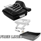 Chopped Trunk Backrest Mount Rack for Harley Sport Glide FLSB (2018–2025)