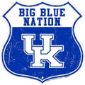 Kentucky Wildcats 12" Shield Metal Sign for University Sports
