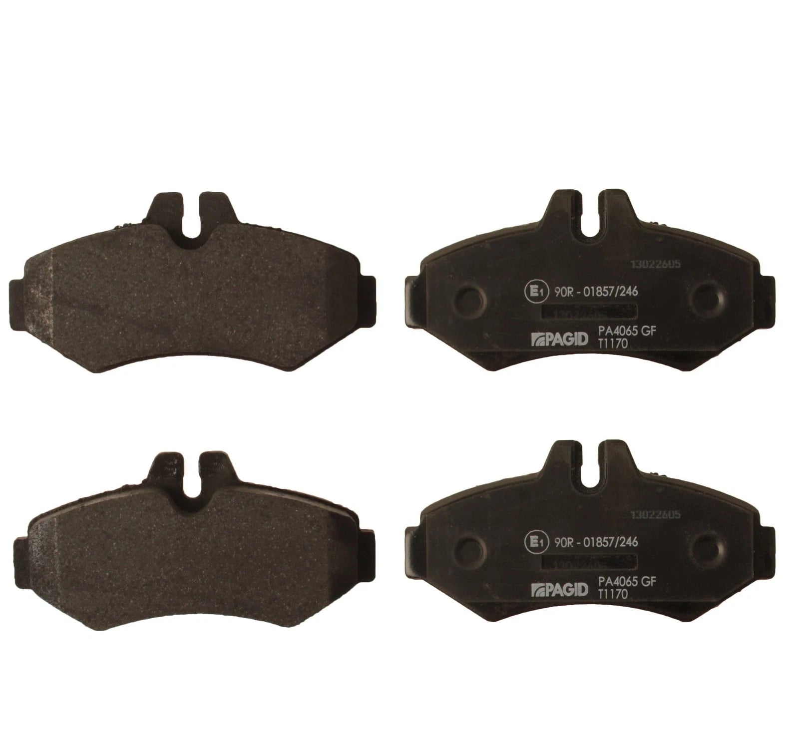 Set of 4 Hella Pagid Rear Disc Brake Pads for Mercedes-Benz G550, G500 (2000–2023)