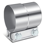 3" Lap Joint Exhaust Band Clamp for Universal Applications (T304 Stainless Steel)