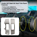 A/C Dash Air Vent Trim Panel for Toyota Prius (2004–2009) 5567047060 5568047020