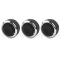 3 x A/C Control Switch Knob Covers for Mazda 3 M3 (2004-2009)