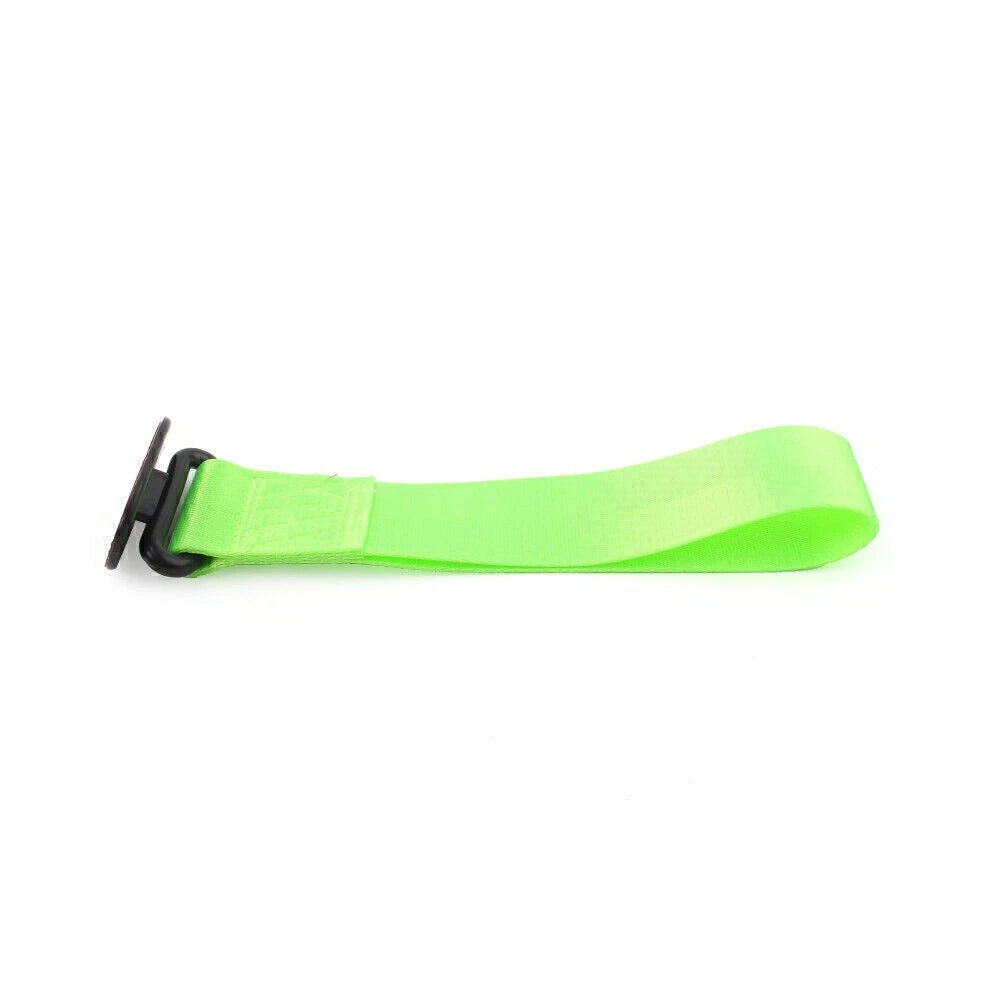 Tow Strap Belt for Universal Cars (Rally Hook, Green)