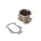 Turbo Adapter Flange for T25 T28 GT25 GT28 Turbo (8 Bolt to 3" V Band)
