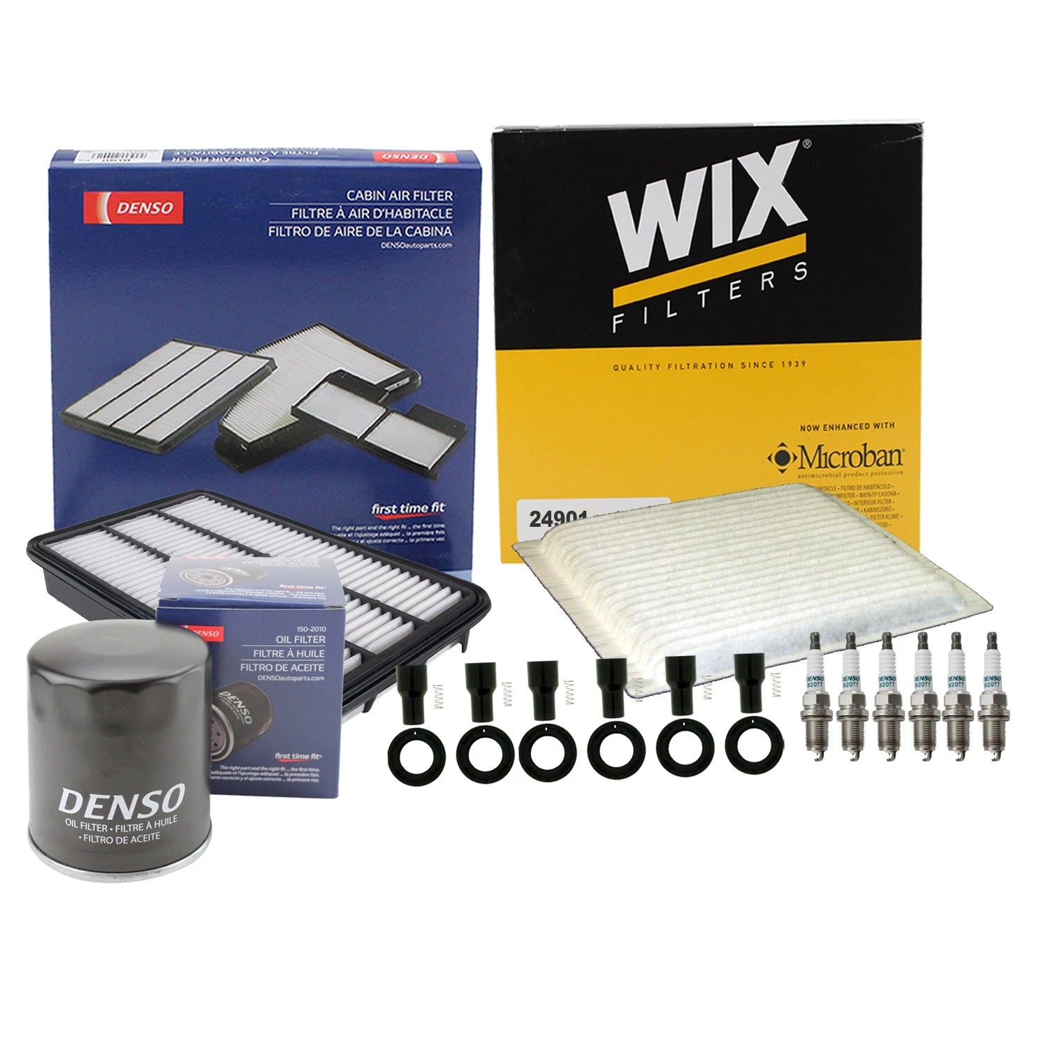 Tune Up Kit with NGK 6 Spark Plugs & Boots for Lexus RX300 (1999–2003)