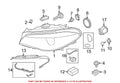 Headlight Seal for BMW (63117240368)