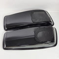 Set of 2 Black Speaker Saddlebag Lids for Harley Touring (2014–2023)