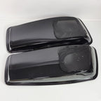 Set of 2 Black Speaker Saddlebag Lids for Harley Touring (2014–2023)