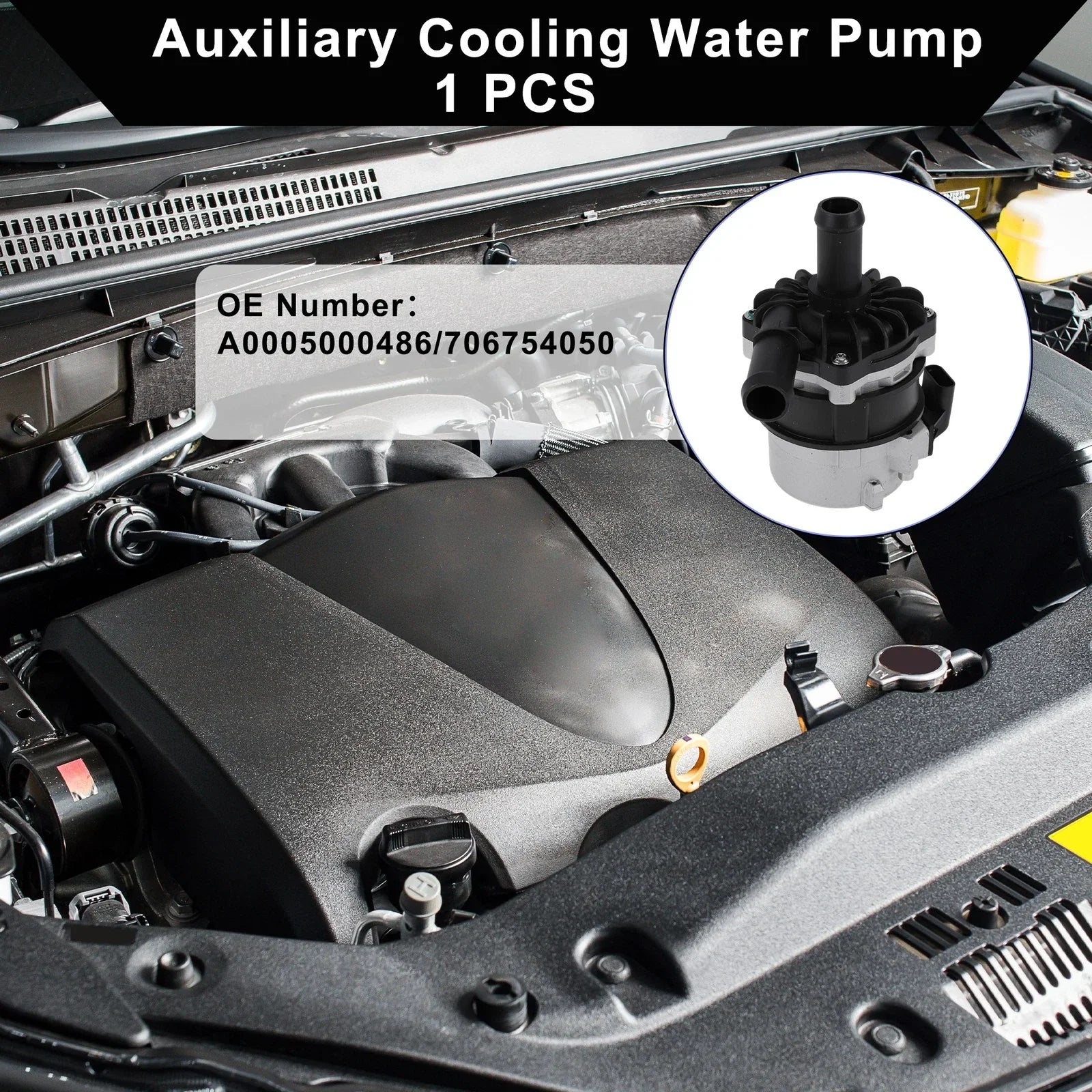 Auxiliary Cooling Water Pump for Mercedes-Benz W218 (2012-2018) 1 x Unit