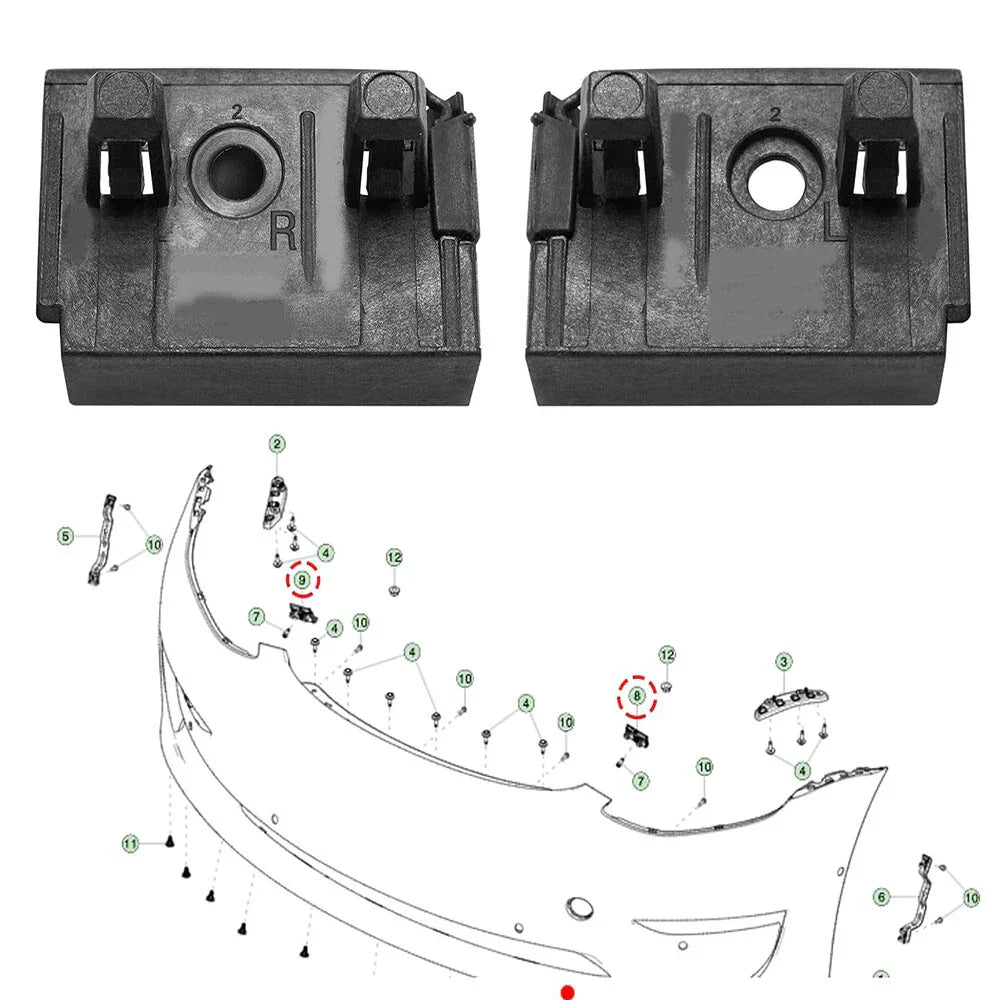 Front Bumper Bracket Fender Support for Tesla Model 3 (2017-2023)