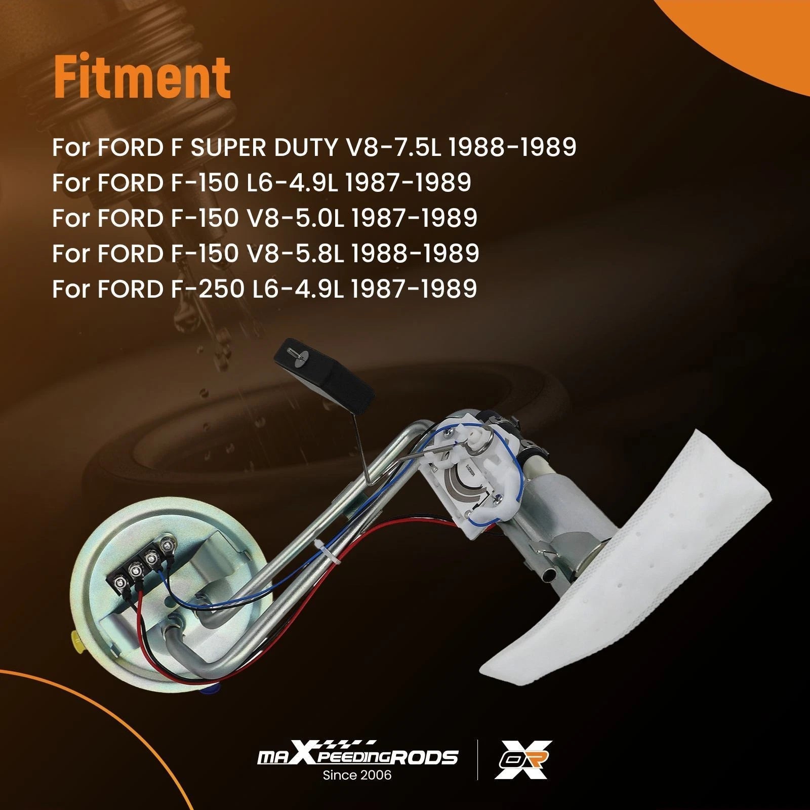 Electric Fuel Pump Module for Ford F-150 F-250 F-350 (1987–1989)