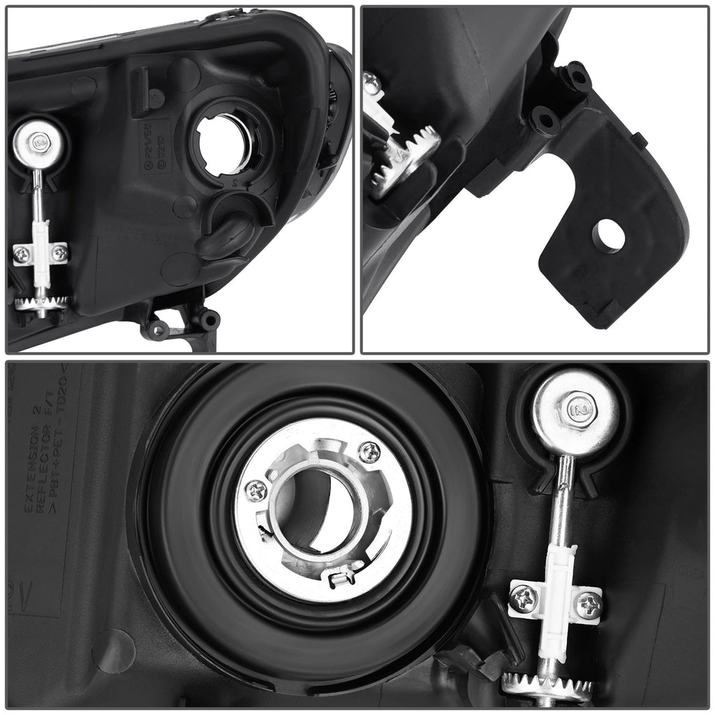 Headlight Lamp Assembly for Honda Civic Sedan (2006–2011) Black Housing