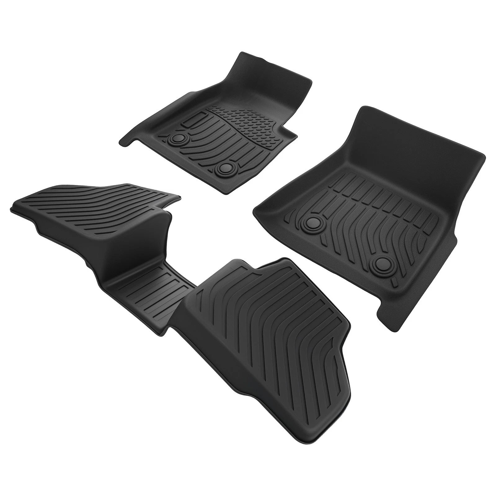 Set of 4 Black TPE Floor Mats for BMW X3 F25/X4 F26 (2011–2017)