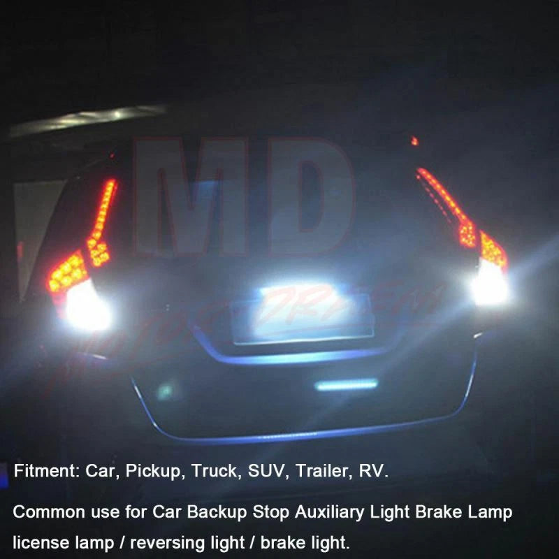 High Power LED Back Up Light for Universal License Plate Mount