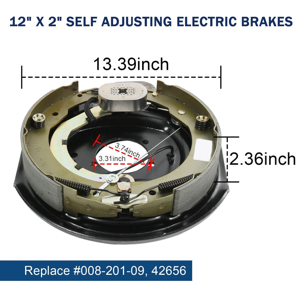 Brake Drum Kits for 5200-6000lbs (6 on 5.5" Bolt Circle)