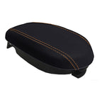 Console Lid Armrest Cover for Hyundai Veloster (2012–2018) Orange Stitch