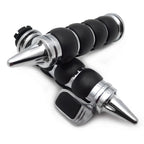 1" Handle Bar Hand Grips 25mm Throttle Boss for Harley Touring Sportster (X)
