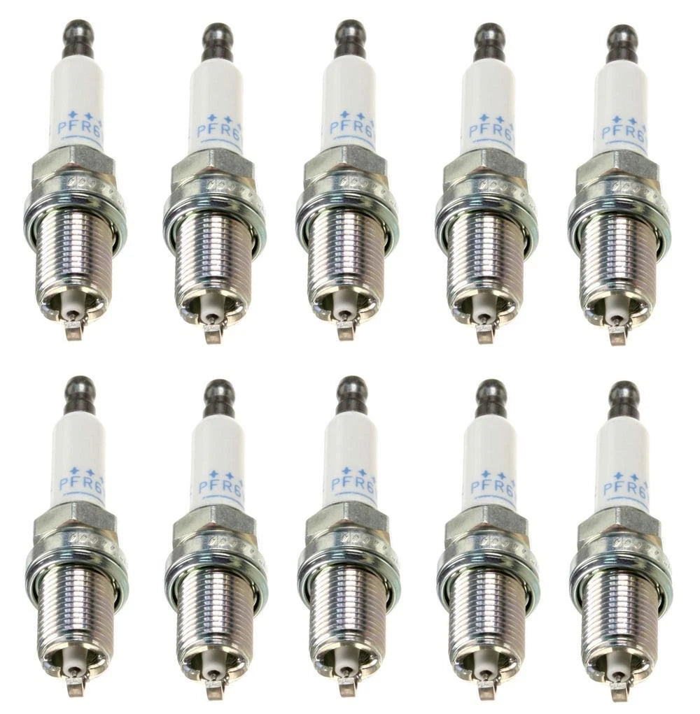 NGK Laser Platinum Spark Plug Set of 10 (Gap 0.036) for