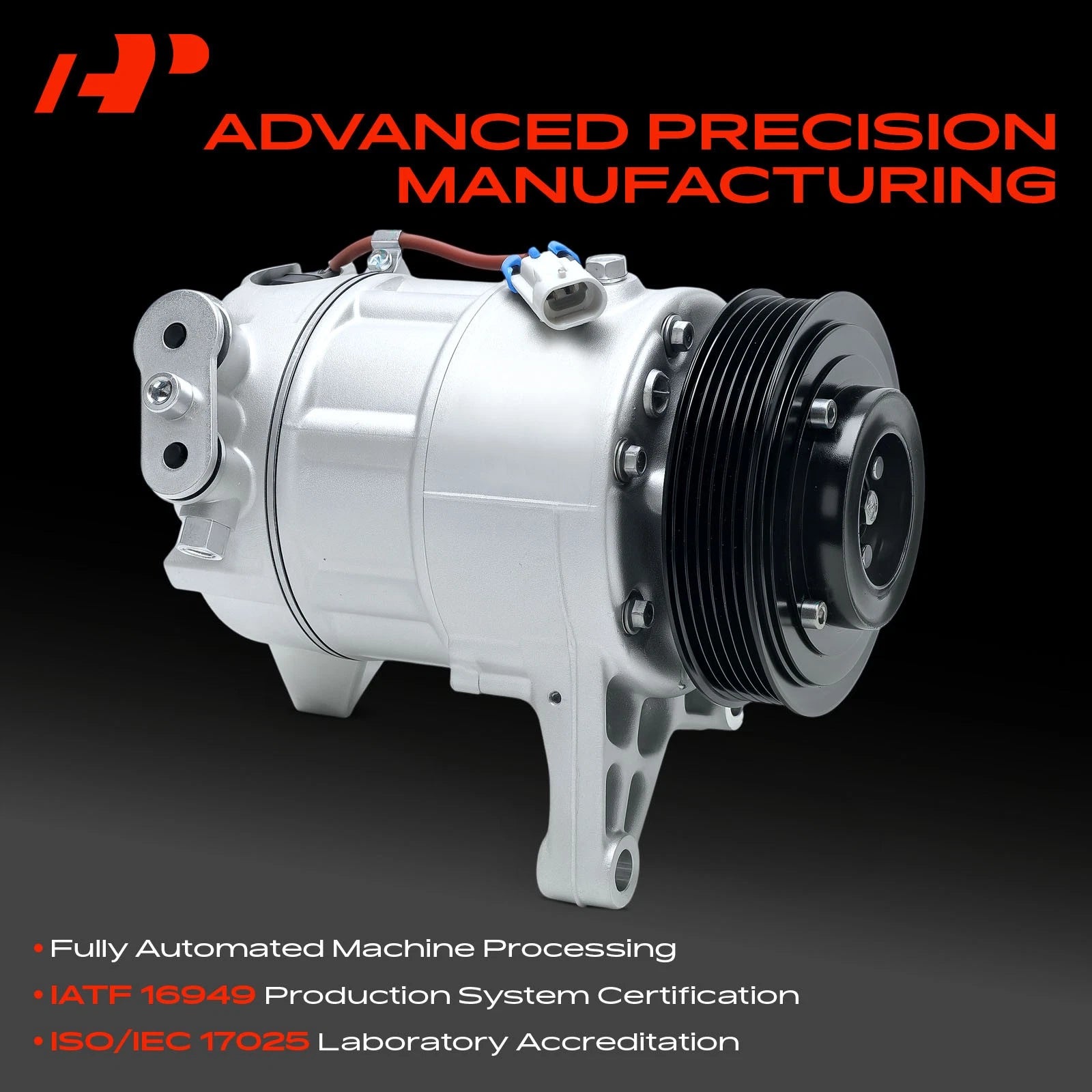 A/C Compressor with Clutch for Buick LaCrosse Cadillac SRX (2010-2011)