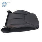 Front Left Leather Seat Cover for Jeep Wrangler (2013-2017) Black