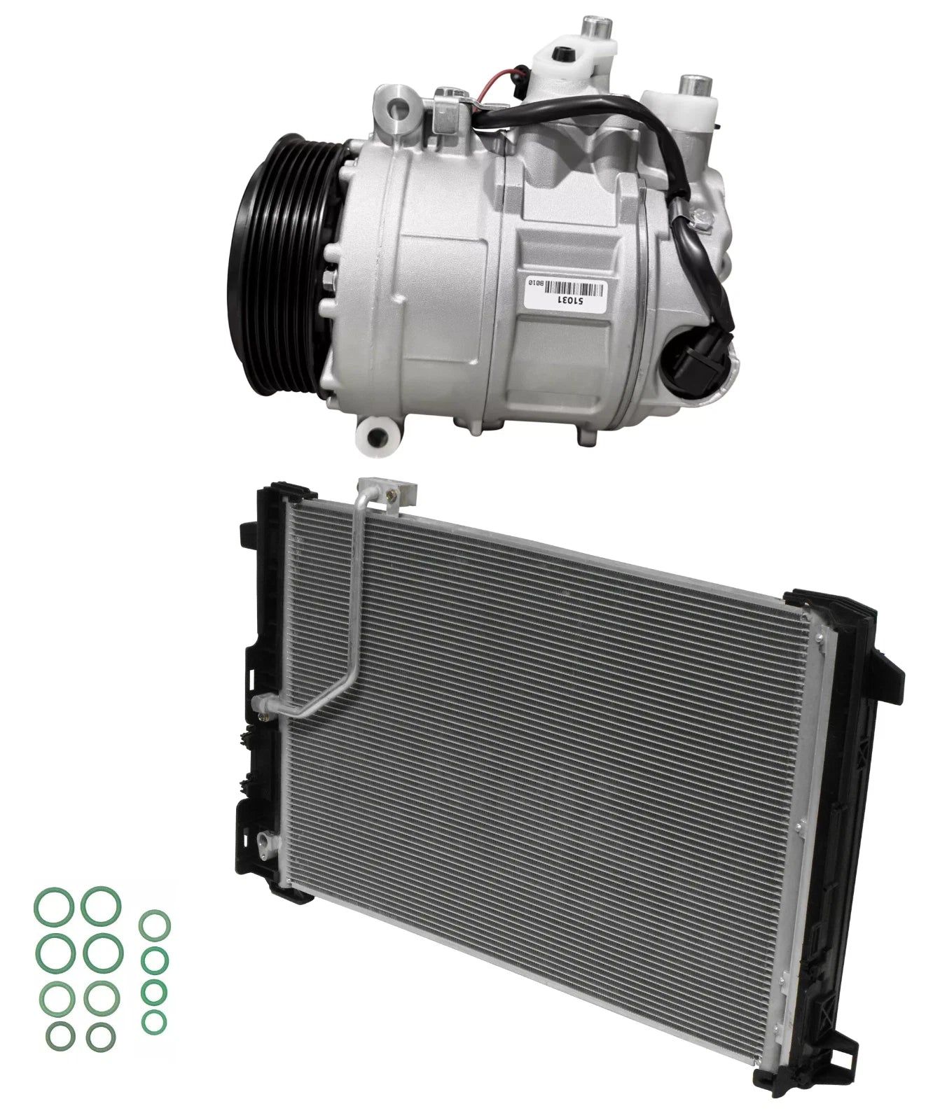 A C Compressor Kit With Condenser for Mercedes CLS500 4.7L V8 (2013–2013)