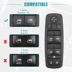 Front Driver Side Power Window Switch for Dodge Journey (2009–2020) 786527707775