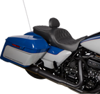 EZ Glide II Backrest for Drag Specialties Seats (Small, Vinyl, Double Diamond)