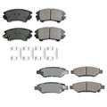 Set of 4 Akebono ProACT Ceramic Brake Pads for Chevy Camaro (2010–2015)