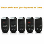 Soft TPU Remote Smart Key Fob Shell Cover for Jeep Chrysler Dodge (2011-2011)