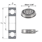 Deep Groove Ball Bearing 32x65x17mm for Scooter Skateboard (1 Pc)