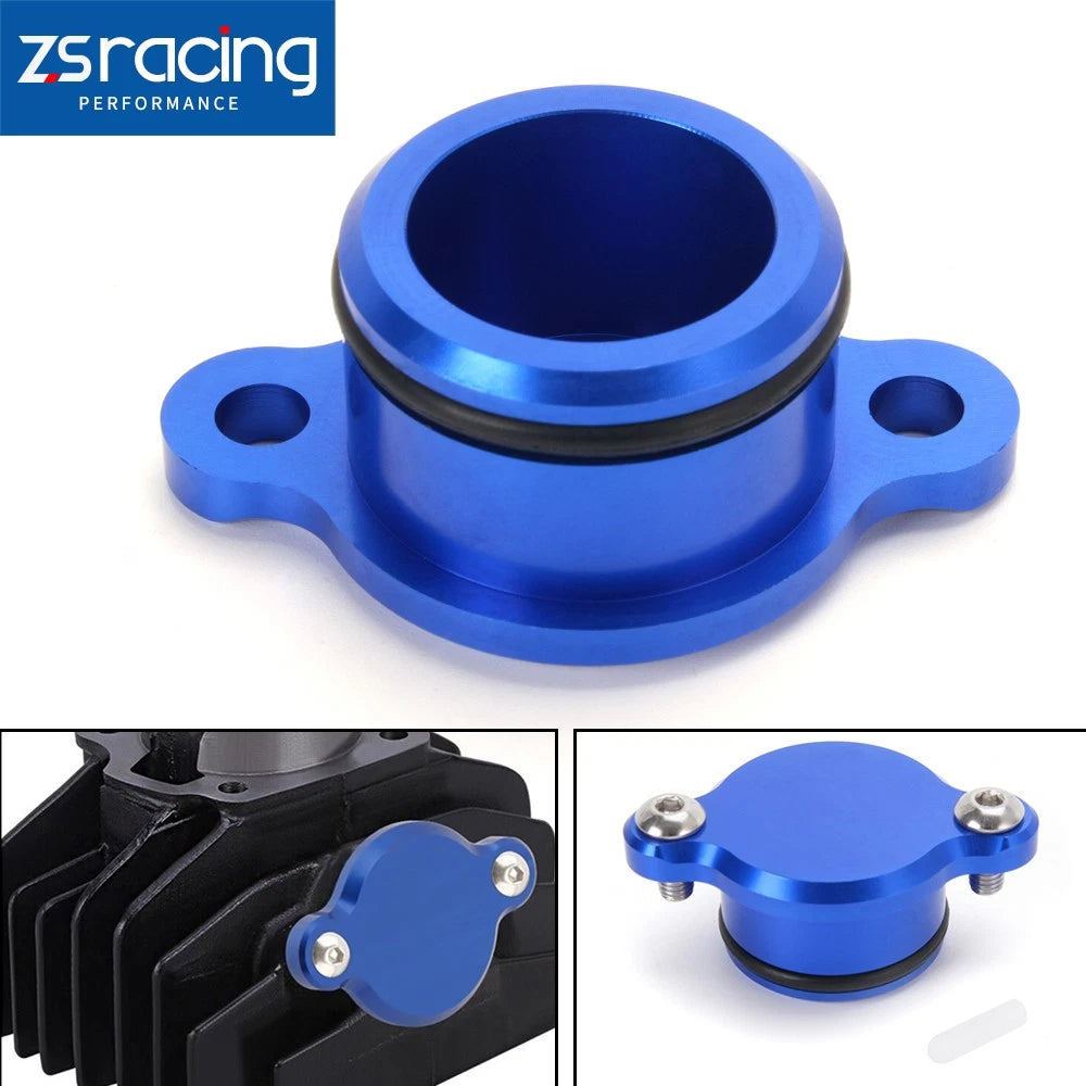 Oil Injection Pump Delete Block Off Plug for Yamaha PW50 PW80 (6061 Billet)