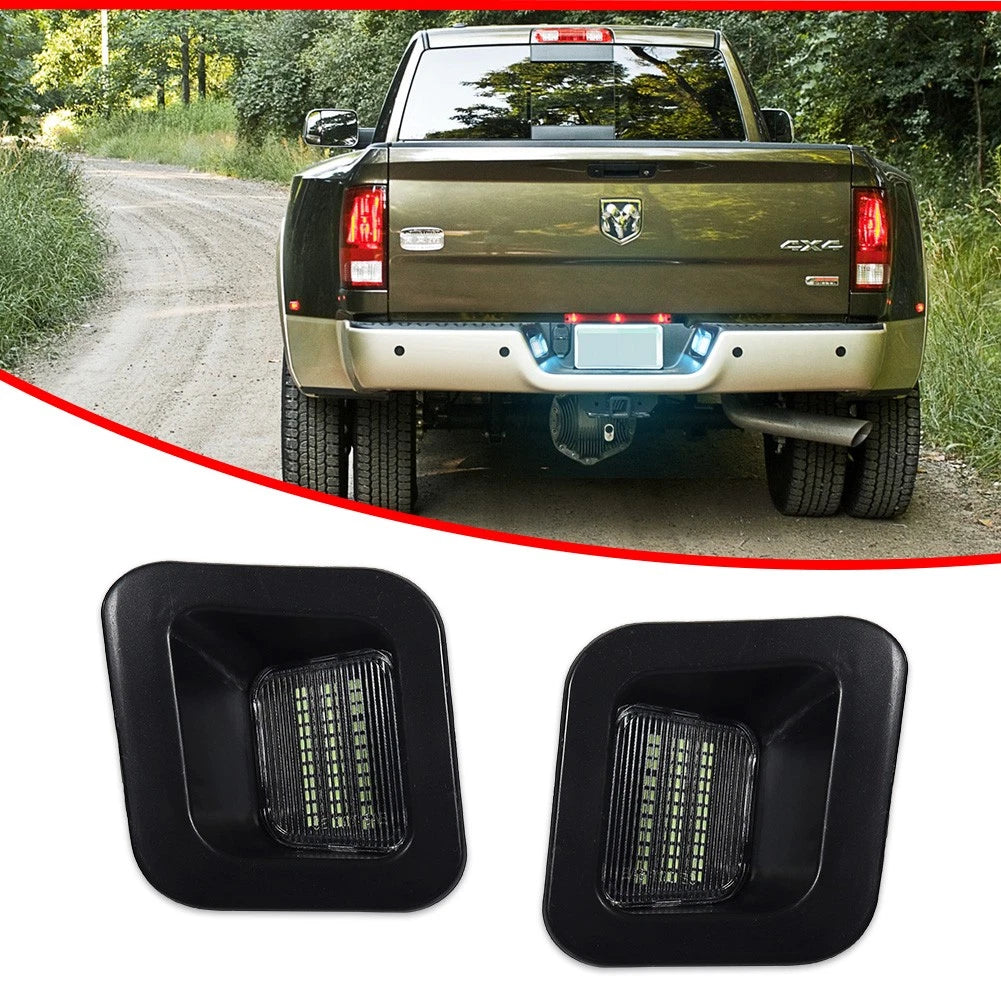 2X Ice Blue LED License Plate Lights for Dodge RAM 1500 2500 3500