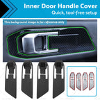 Carbon Fiber Inner Door Handle Cover for Mitsubishi Triton L200 (2023–2025)