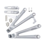 Set of 2 Passenger Footrests Footpegs Bracket for Honda CBR1000RR (2004–2007)