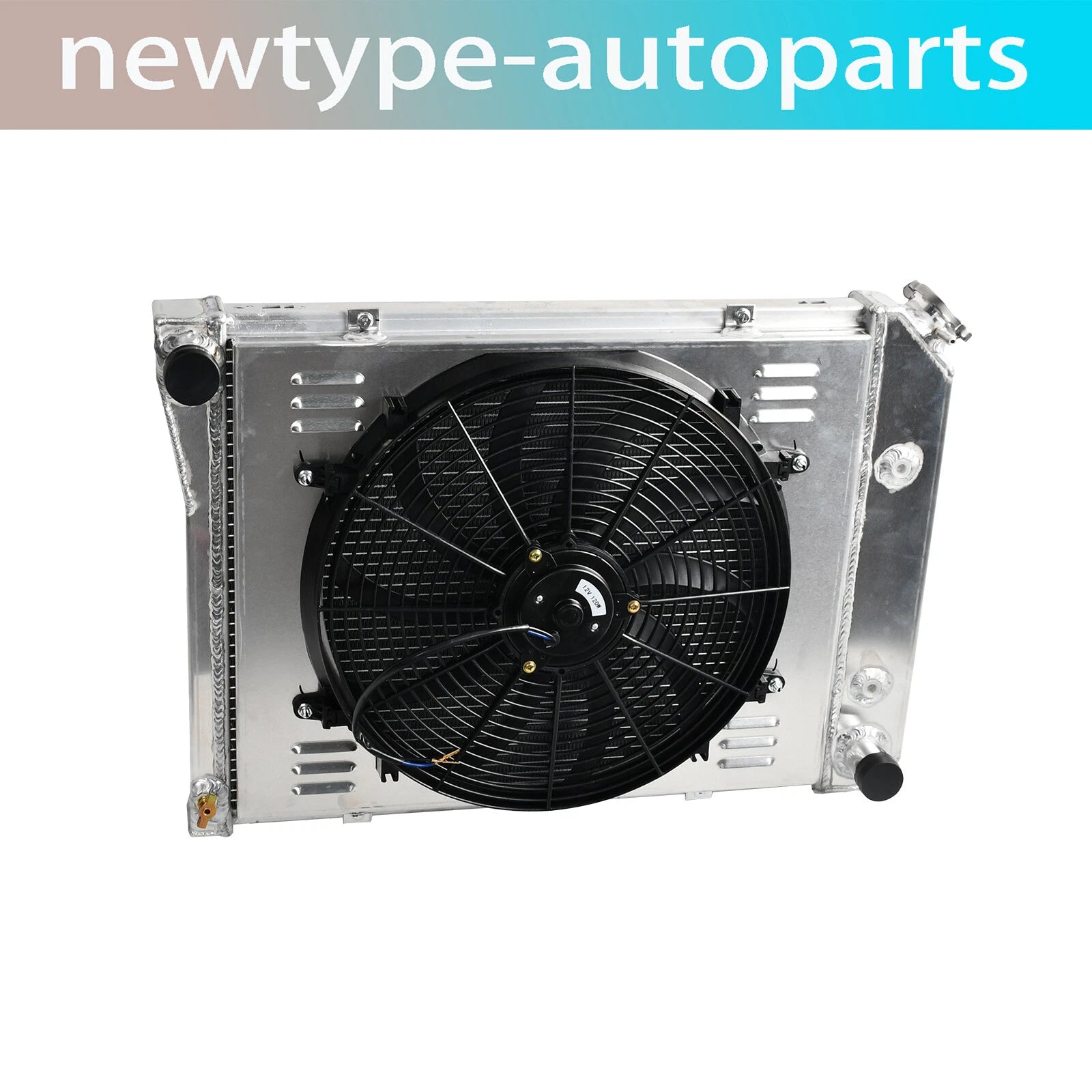 3 Row Aluminum Radiator Shroud Fan for Chevy Nova (1968–1973) / Camaro (1970–1981)
