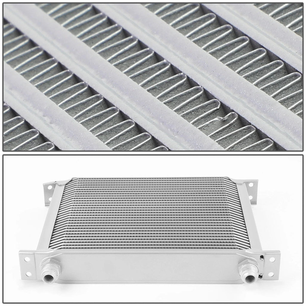 30-Row 10AN Aluminum Engine Transmission Oil Cooler for Universal Applications