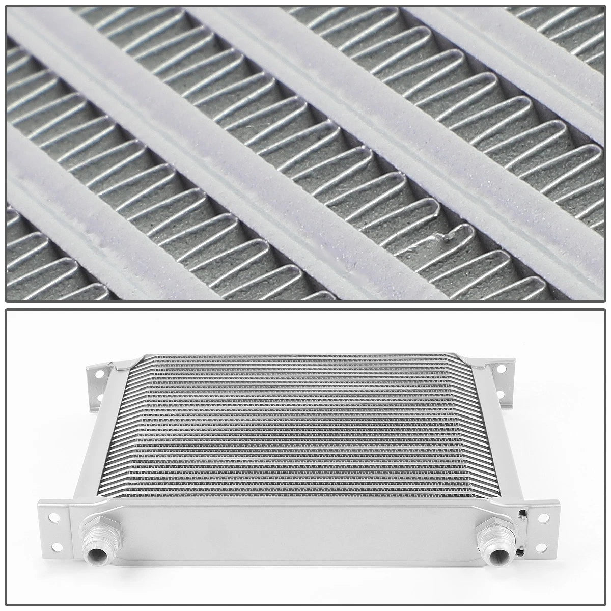 30-Row 10AN Aluminum Engine Transmission Oil Cooler for Universal Applications