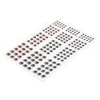 Set of 4 Lure Eyes 3mm 4mm 5mm 6mm for Fishing Bait