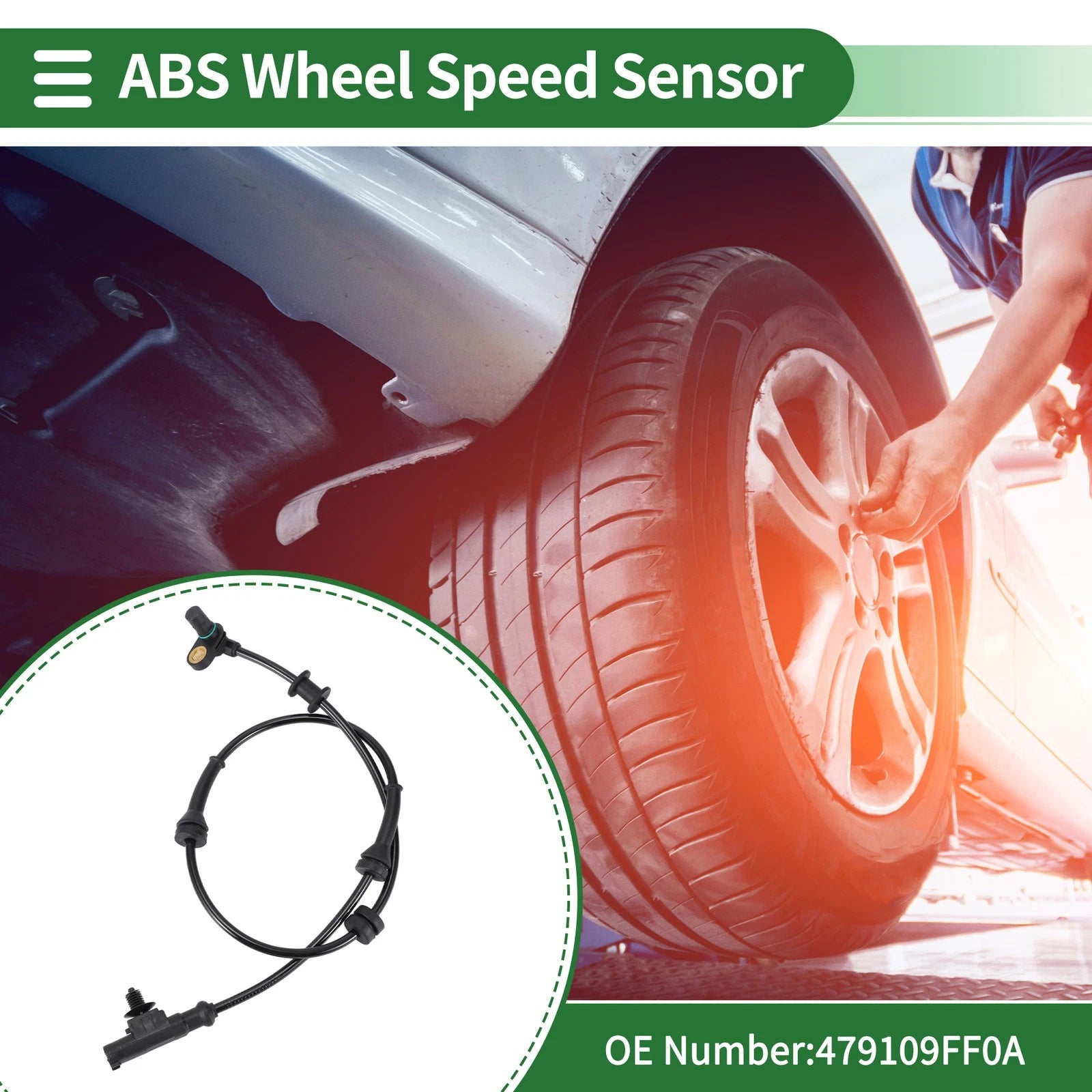 ABS Wheel Speed Sensor No. 479109FF0A for Nissan Titan (2004–2015)