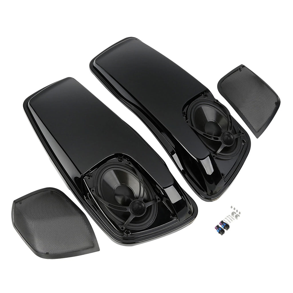 Saddlebag Lids with 5"X7" Speakers for Harley Electra Glide FLHX (2014–2024)