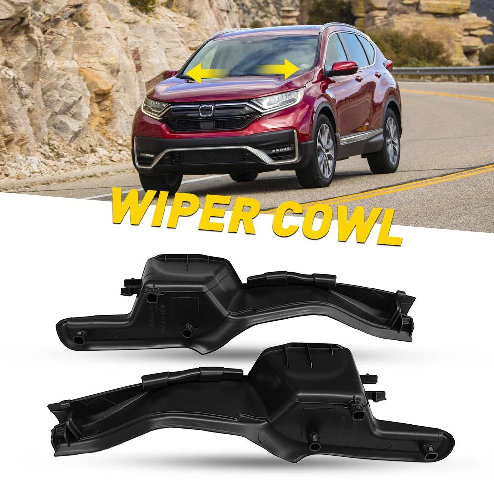 Set of 2 Windshield Wiper Cowl Cover Trim for Honda CR-V (2017–2022)