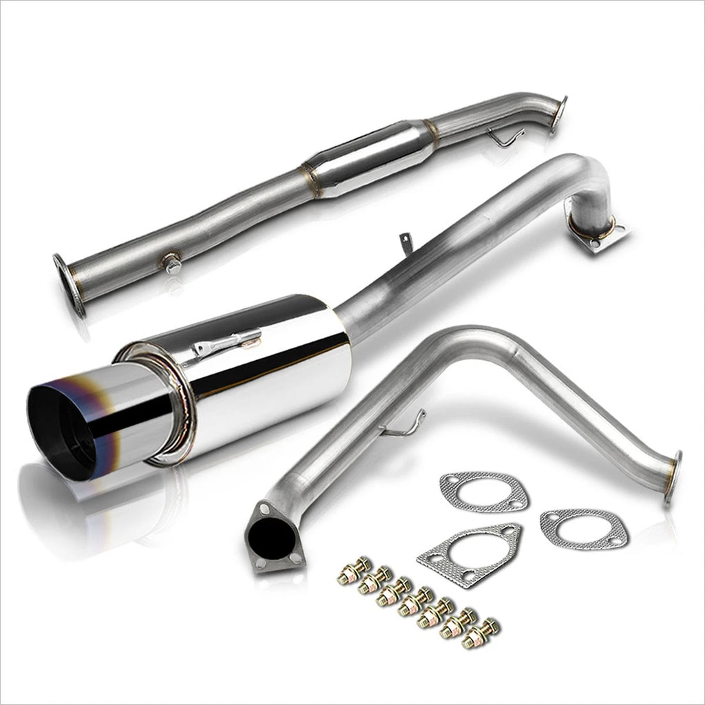 Catback Exhaust System for Mitsubishi Eclipse 4CYL (2000–2005) - 4.5" Burnt Tip